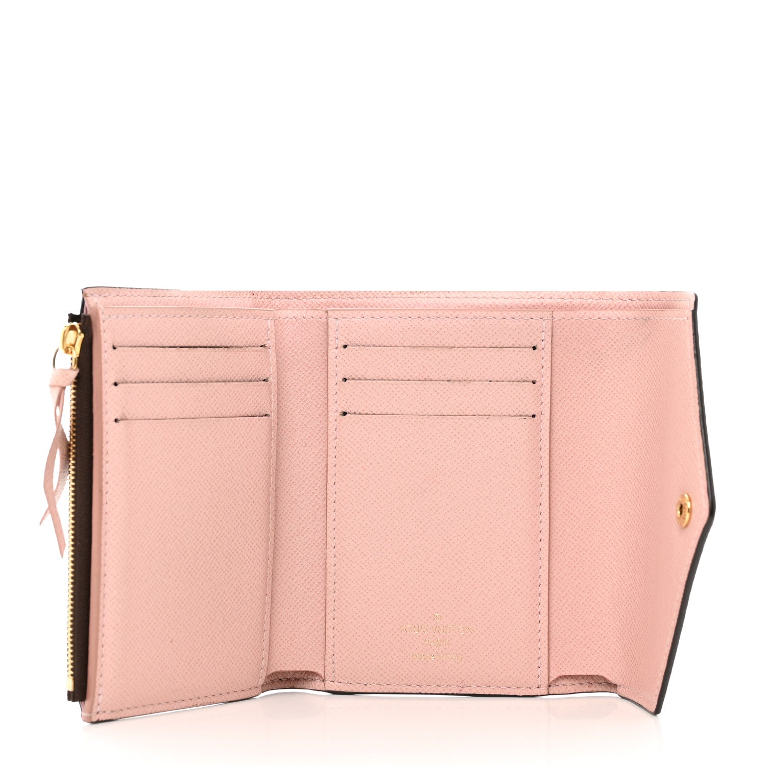 Louis Vuitton Damier Ebene Victorine Wallet Rose Ballerine 5 of 8