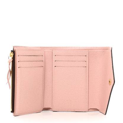 Louis Vuitton Damier Ebene Victorine Wallet Rose Ballerine 5 of 8