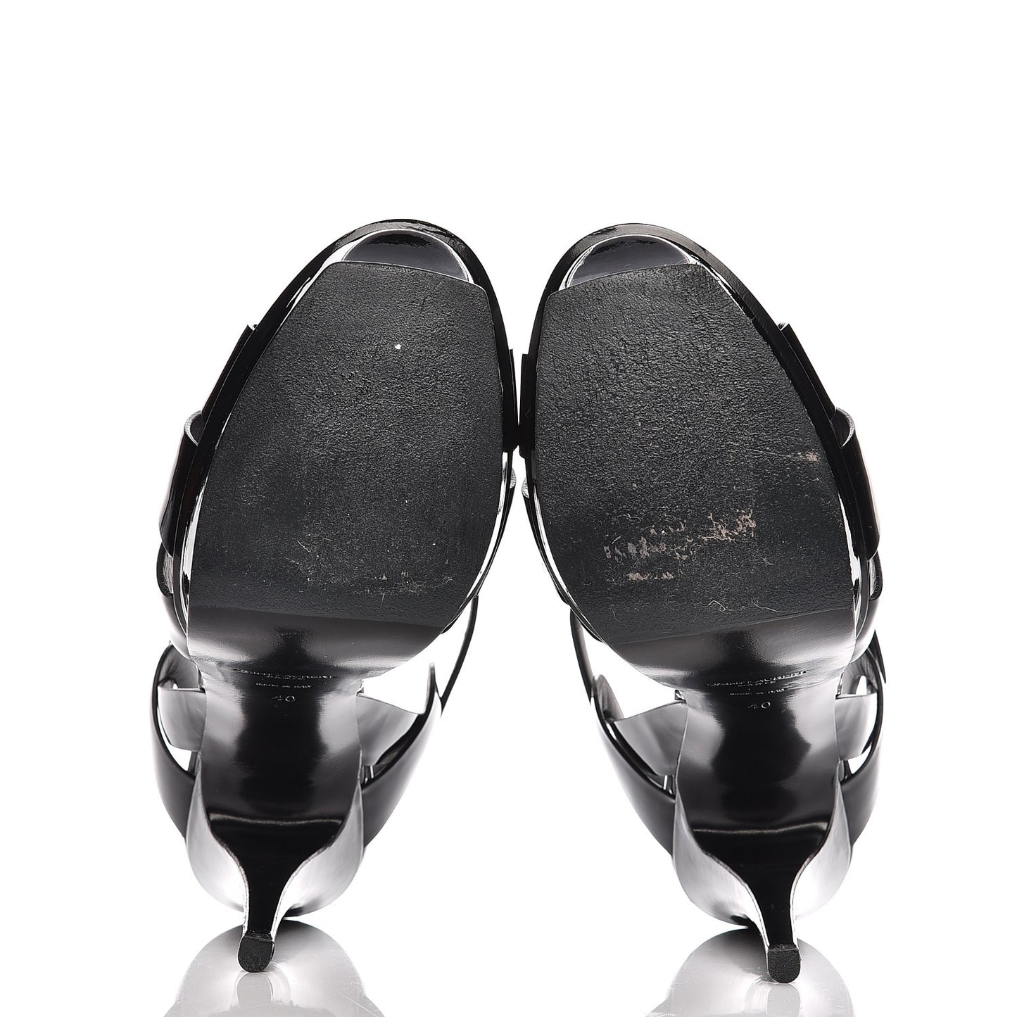 Patent Tribute 105 Platform Sandals 40 Black