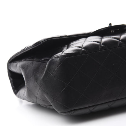 Chanel Lambskin Quilted Jumbo Single Flap Black 6 of 10