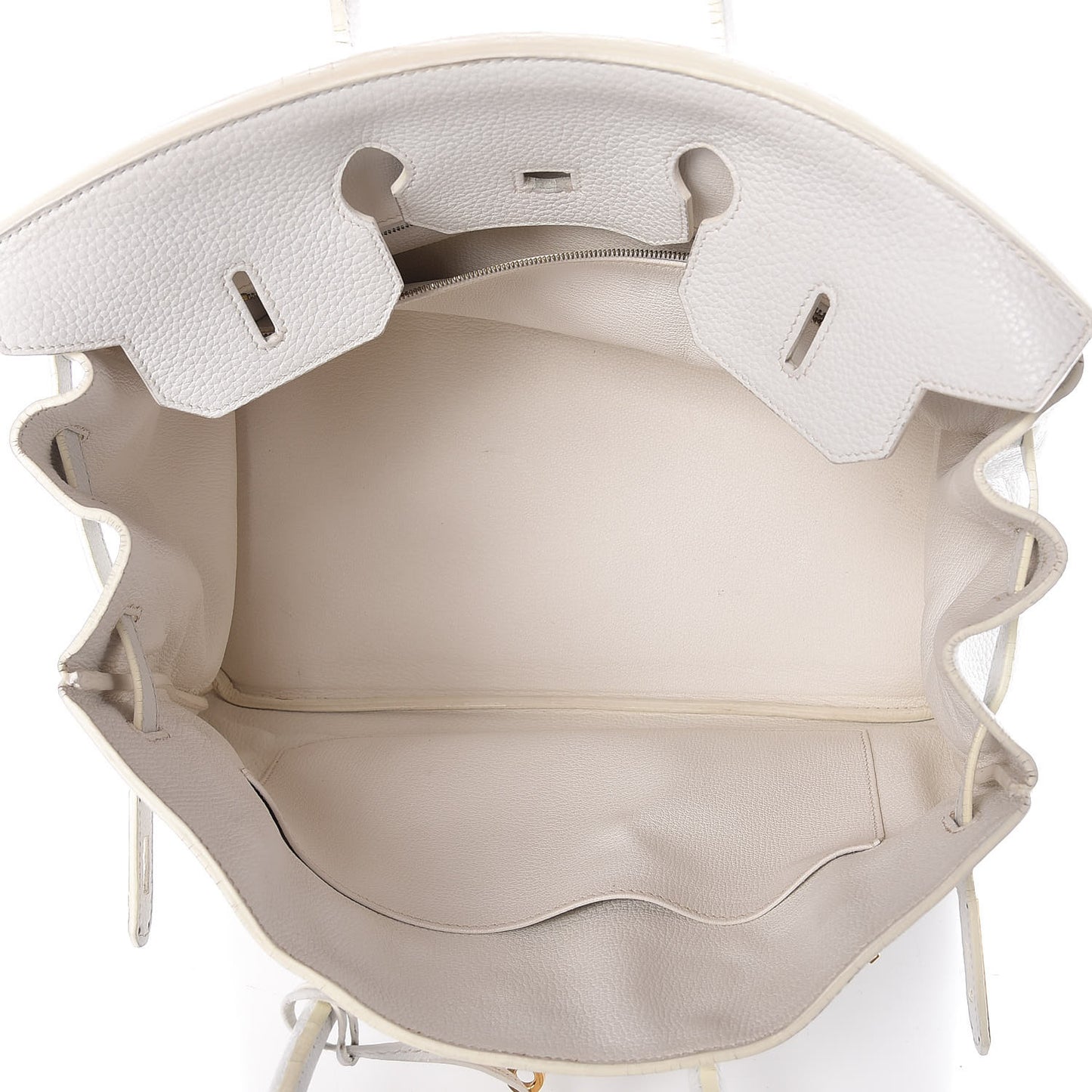 Taurillon Clemence Birkin 35 White