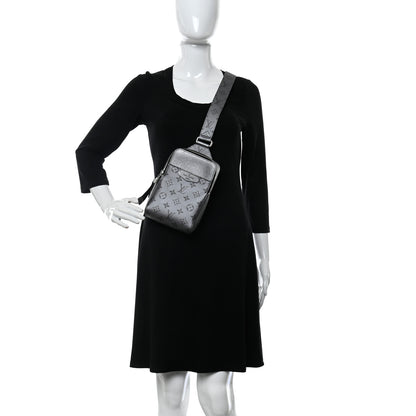 Louis Vuitton Taigarama Outdoor Slingbag Gunmetal Silver 2 of 10