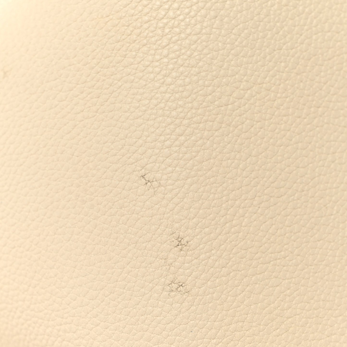 Soft Grained Calfskin Small Belt Cabas Phantom Cream