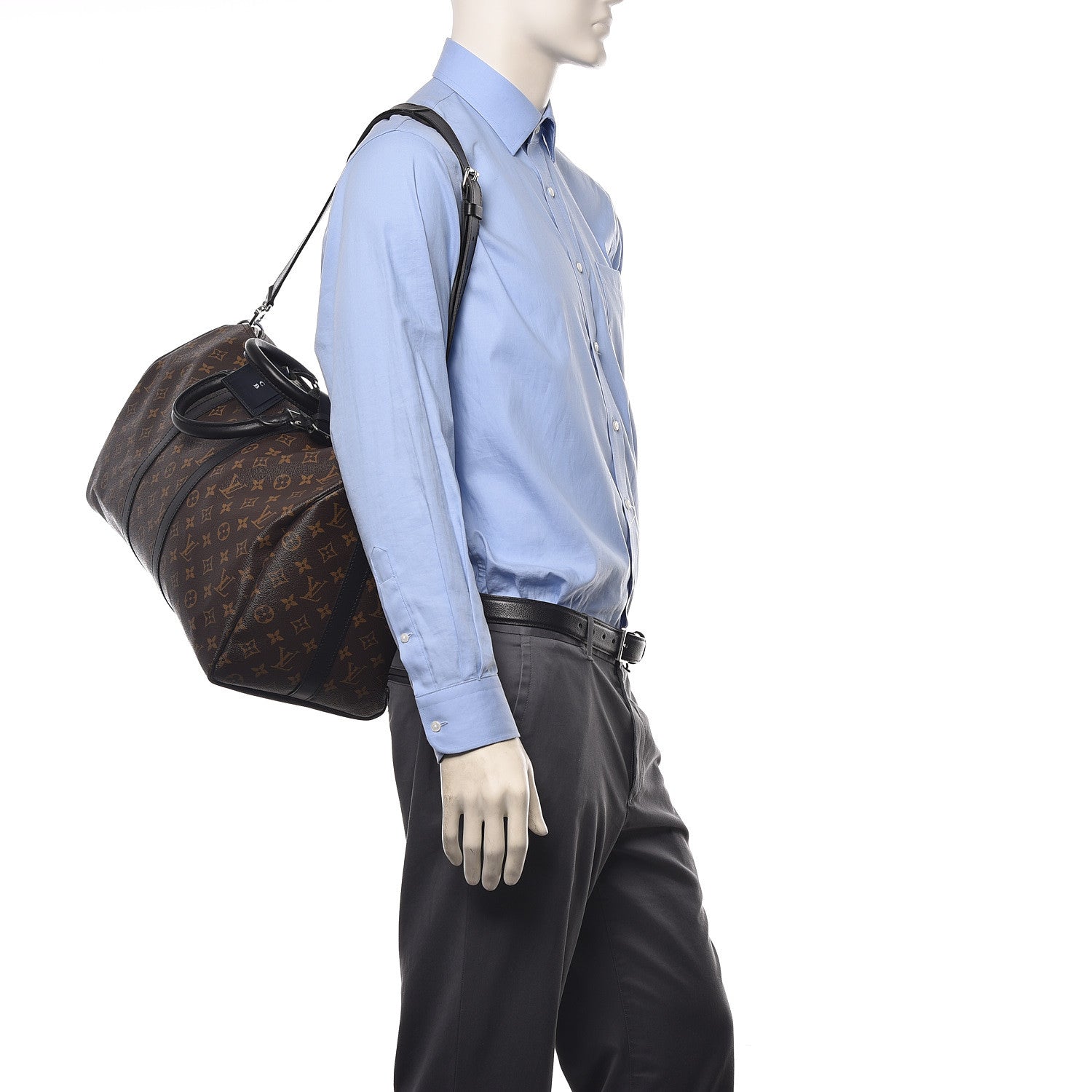 Louis Vuitton Monogram Macassar Keepall Bandouliere 45 2 of 10