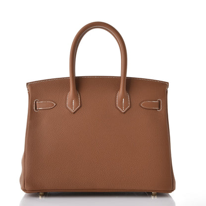 Hermes Togo Birkin 30 Gold 4 of 37