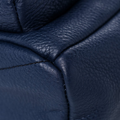 Marc Jacobs Pebbled Calfskin Varsity Backpack French Navy 10 of 15