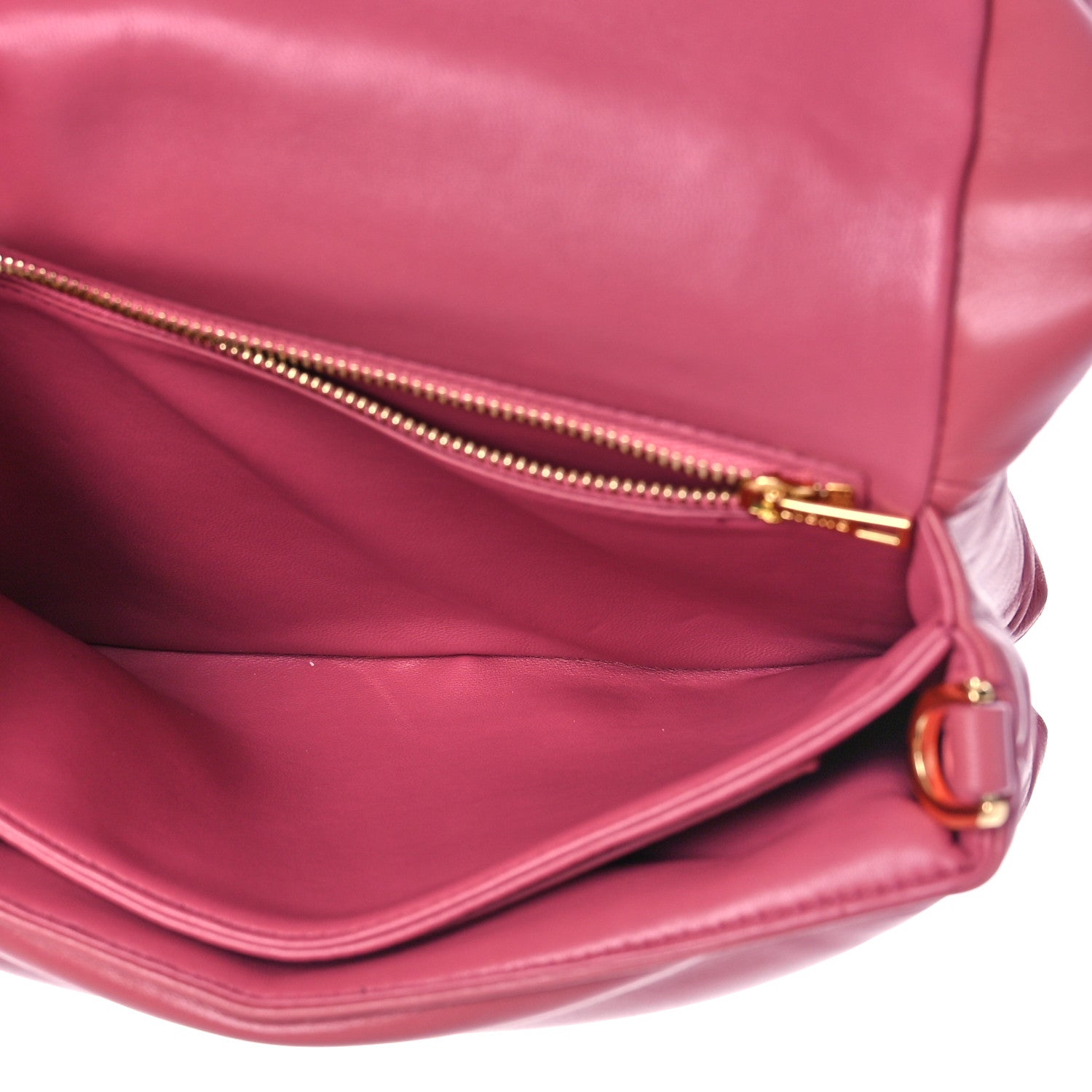 Loewe Lambskin Goya Puffer Bag Plumrose 5 of 8