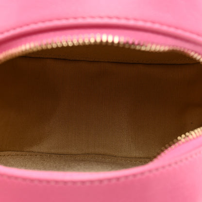 Chanel Lambskin Quilted Round Pearl Crush Clutch With Chain Pink 5 of 8