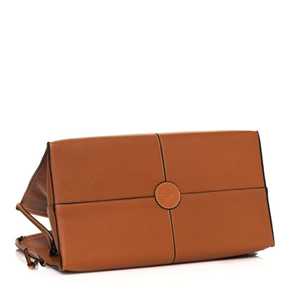 Loewe Grained Calfskin Cushion Tote Tan 4 of 11