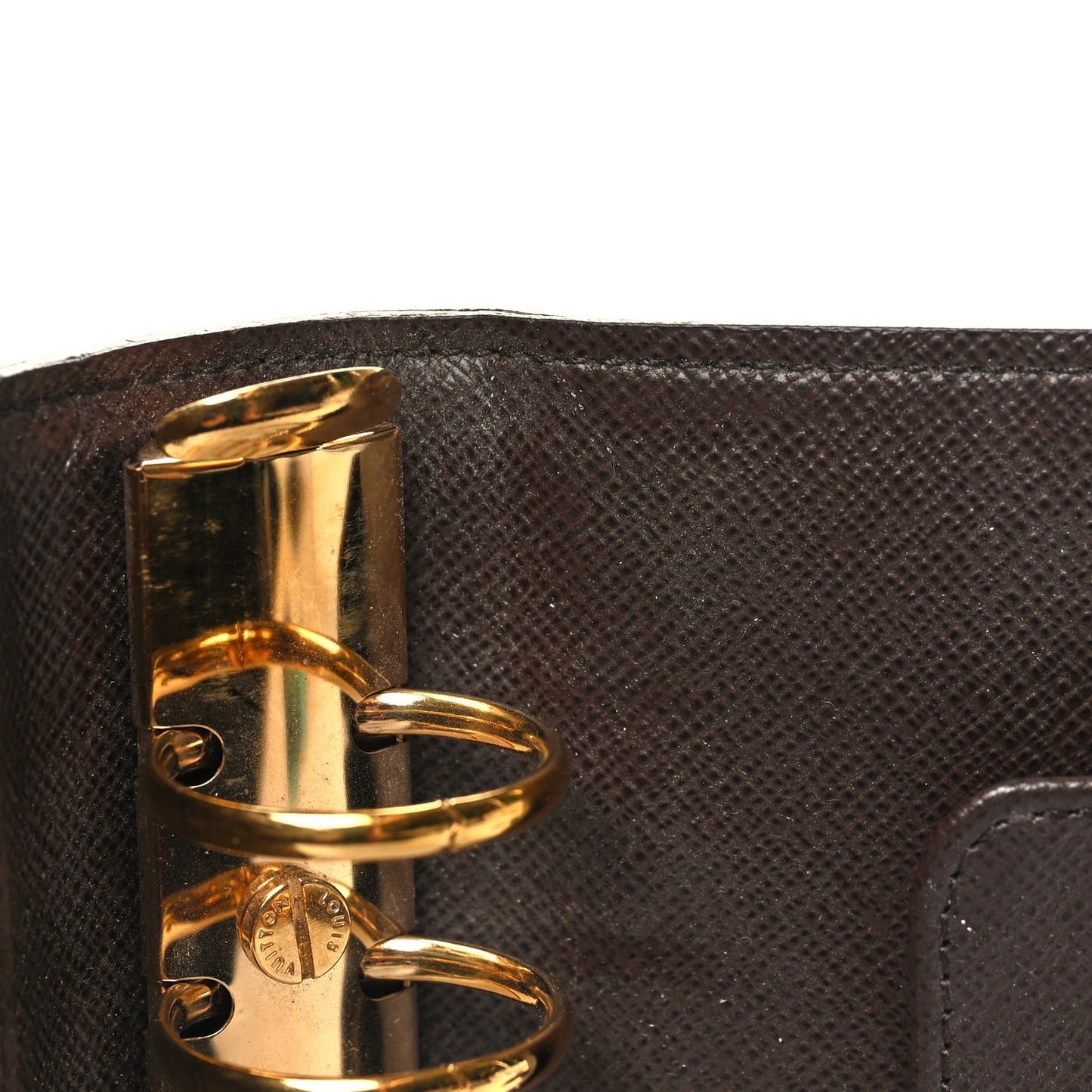 Damier Ebene Medium Ring Agenda Cover