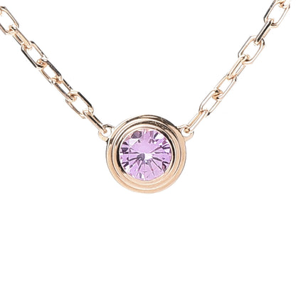 Cartier 18K Pink Gold Pink Sapphire D'Amour Pendant Necklace 4 of 7
