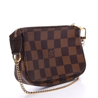 Louis Vuitton Damier Ebene Mini Pochette Accessories 2 of 6