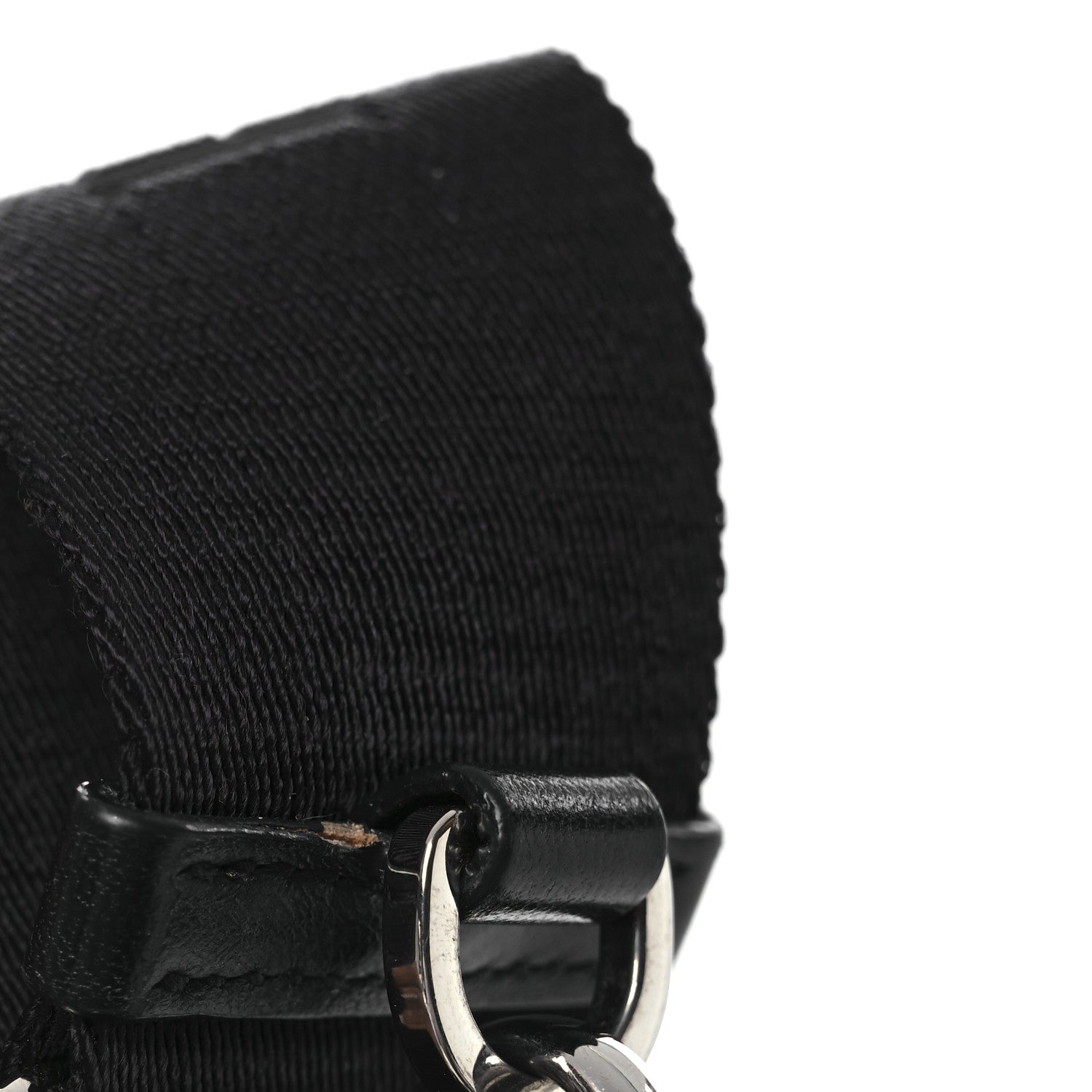 Prada Re-Nylon Triangle Padded Patchwork Shoulder Bag Black 16 of 17