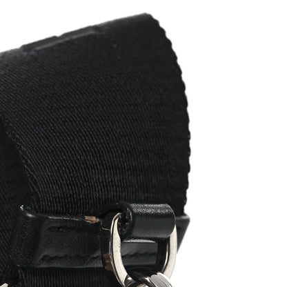 Prada Re-Nylon Triangle Padded Patchwork Shoulder Bag Black 16 of 17