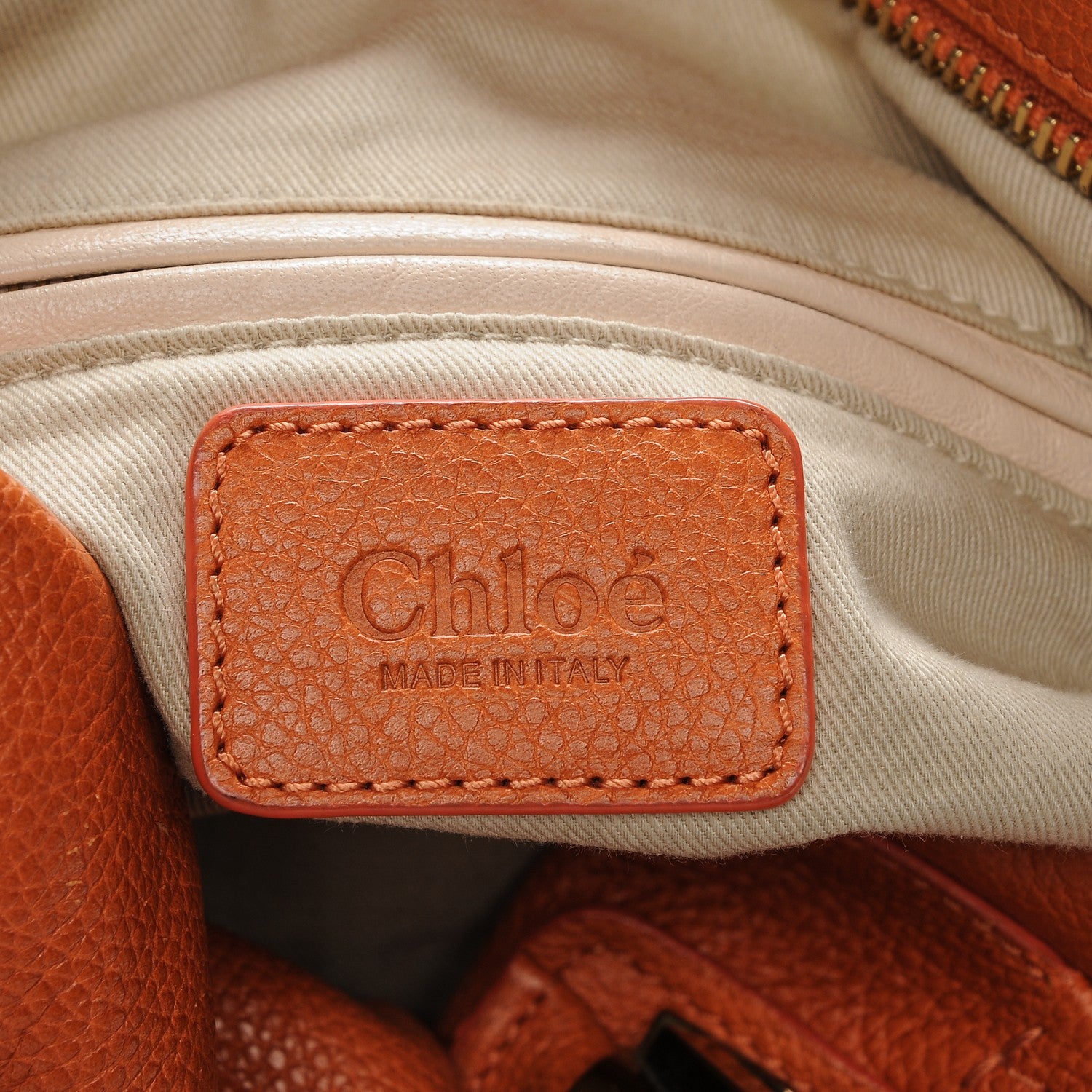 Chloe Calfskin Medium Paraty Indian Summer 6 of 8
