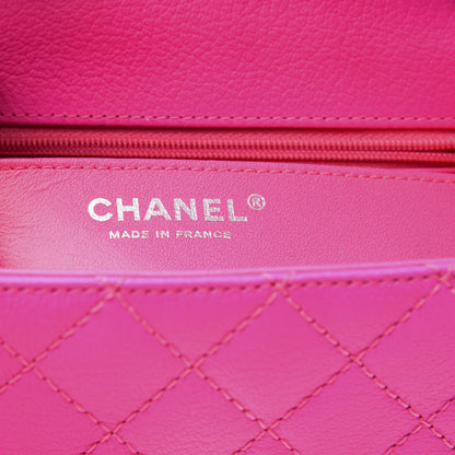 Chanel Goatskin Quilted 2.55 Reissue Mini Flap Fluorescent Pink 6 of 11