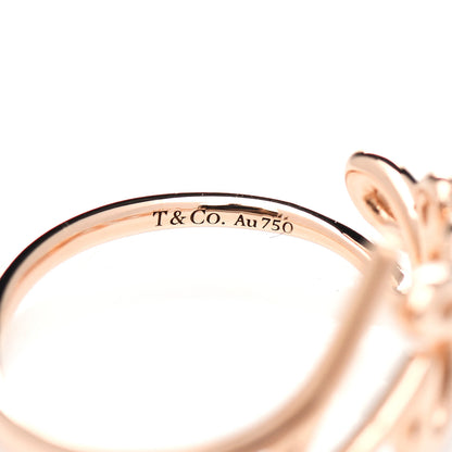 Tiffany 18K Rose Gold Paloma's Graffiti Love Ring 50 5.5 4 of 5