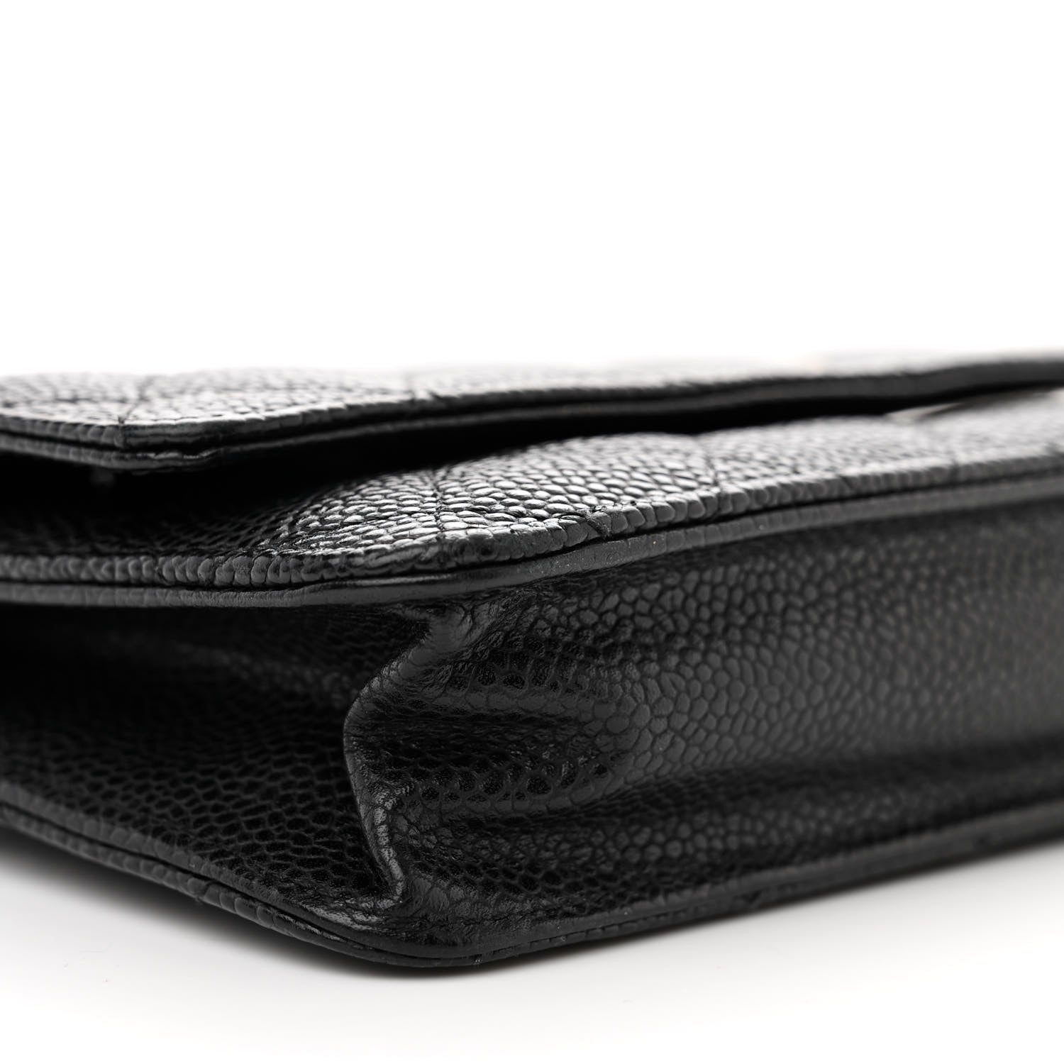 Chanel Caviar Quilted Wallet on Chain WOC Black 10 of 13