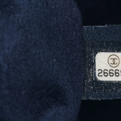 Chanel Caviar Small Studded Deauville Tote Navy 7 of 10