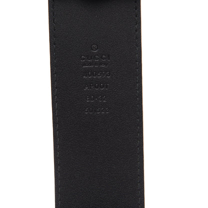 Gucci Calfskin Double G 40mm Belt 80 32 Black 4 of 5