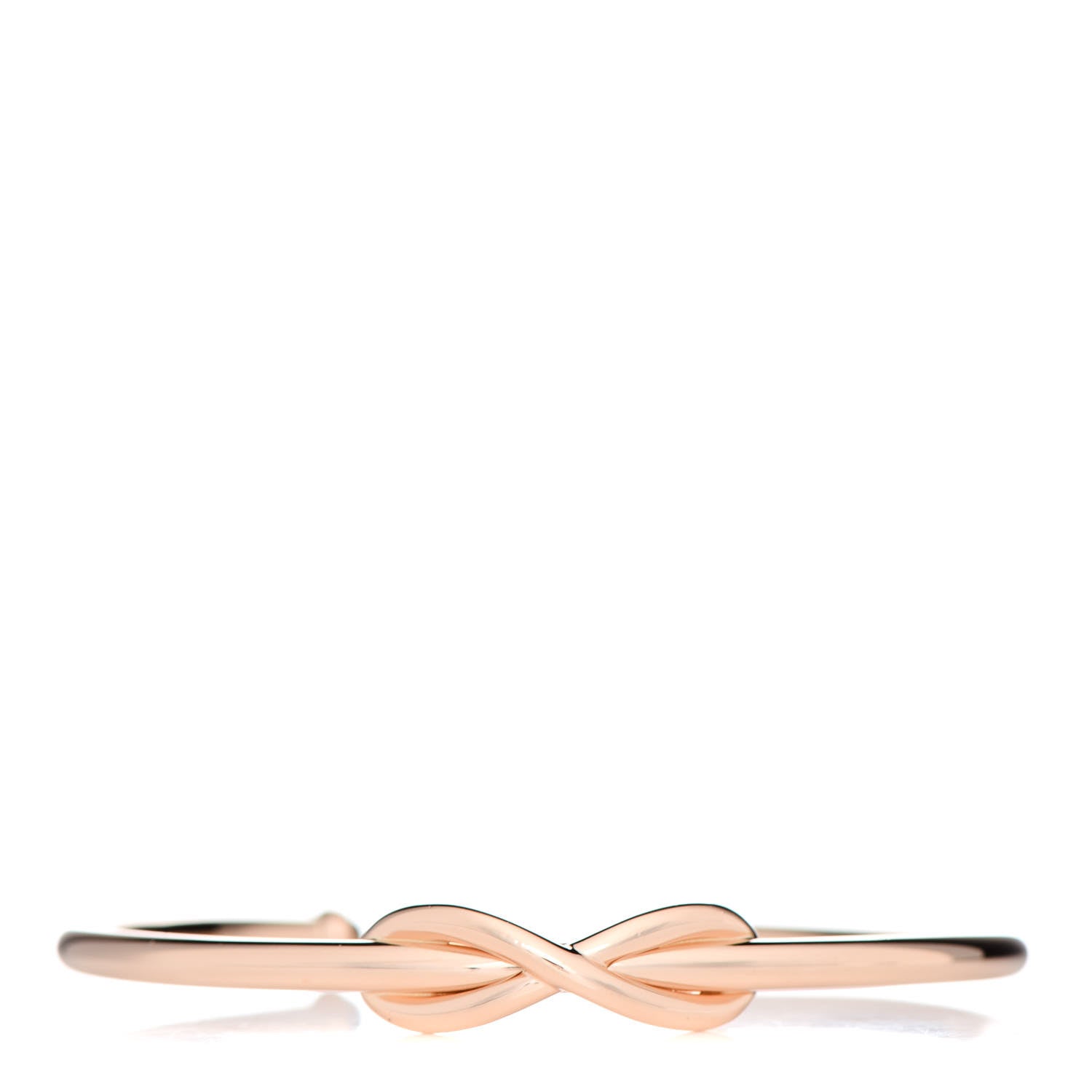 Tiffany 18K Rose Gold Infinity Cuff Bracelet 1 of 4
