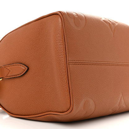 Louis Vuitton Empreinte Monogram Giant Speedy Bandouliere 25 Cognac 8 of 11