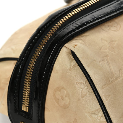 Louis Vuitton Calfskin Patent Embossed Monogram Stephen Ivory 12 of 12