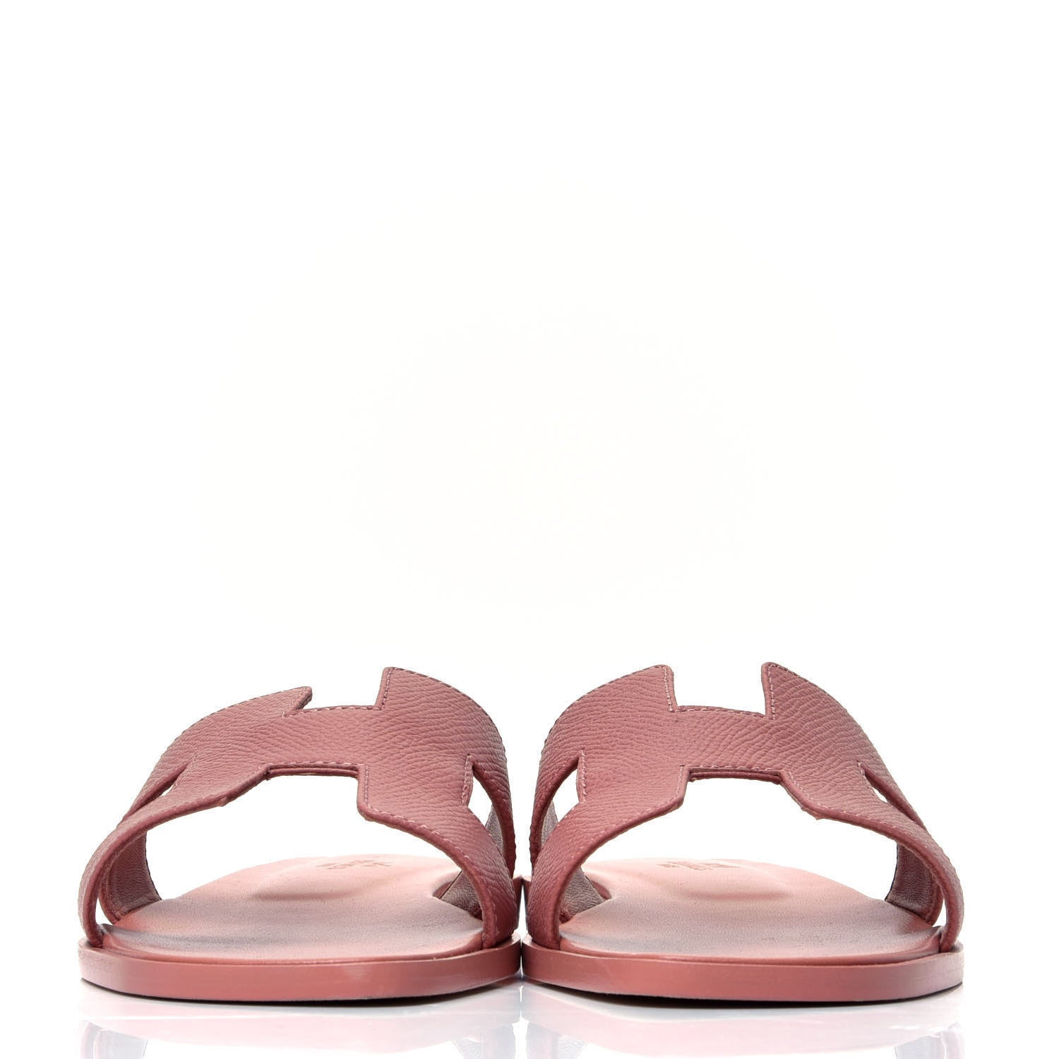 Hermes Epsom Oran Sandals 37.5 Rose Aube 2 of 8