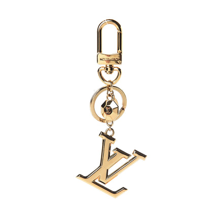 Louis Vuitton LV Facettes Bag Charm Key Holder Gold 1 of 2