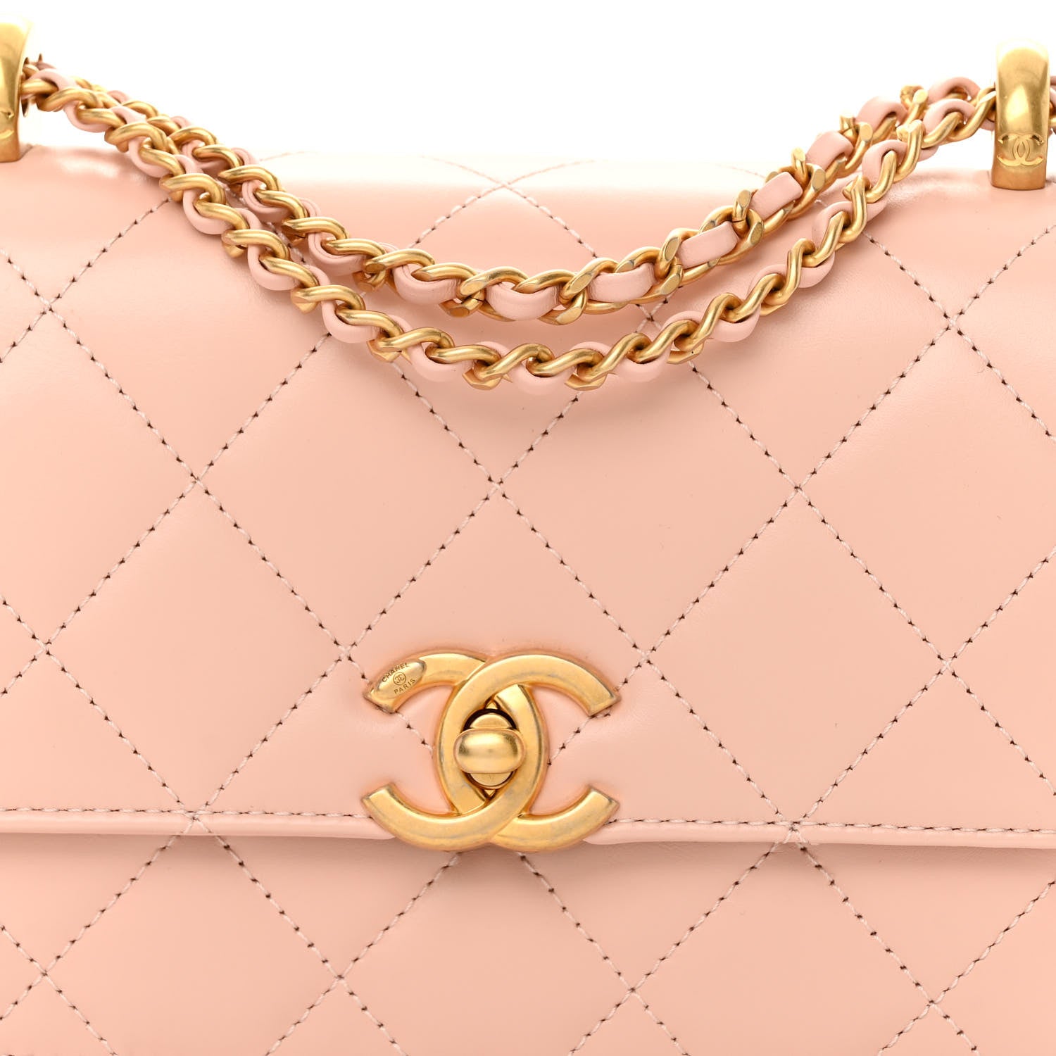 Chanel Calfskin Quilted Mini Perfect Fit Flap Light Pink 8 of 11