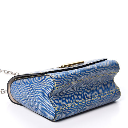 Louis Vuitton Epi Twist Shoulder Bag PM Denim Light 3 of 9