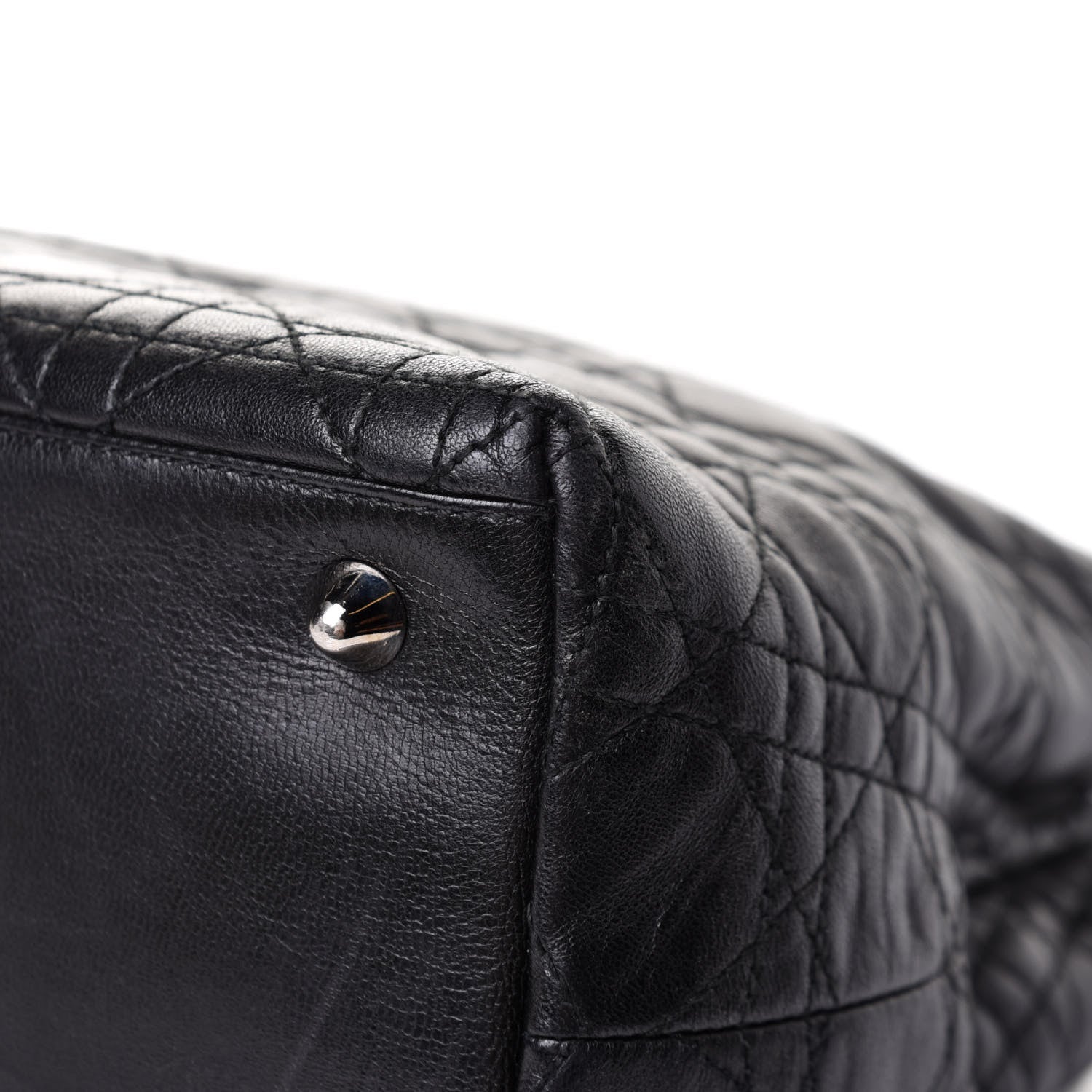 Christian Dior Lambskin Cannage Small Soft Lady Dior Tote Black 11 of 11