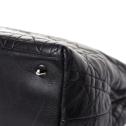 Christian Dior Lambskin Cannage Small Soft Lady Dior Tote Black 11 of 11