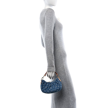 Louis Vuitton Monogram Denim Pochette Valley Blue 2 of 10