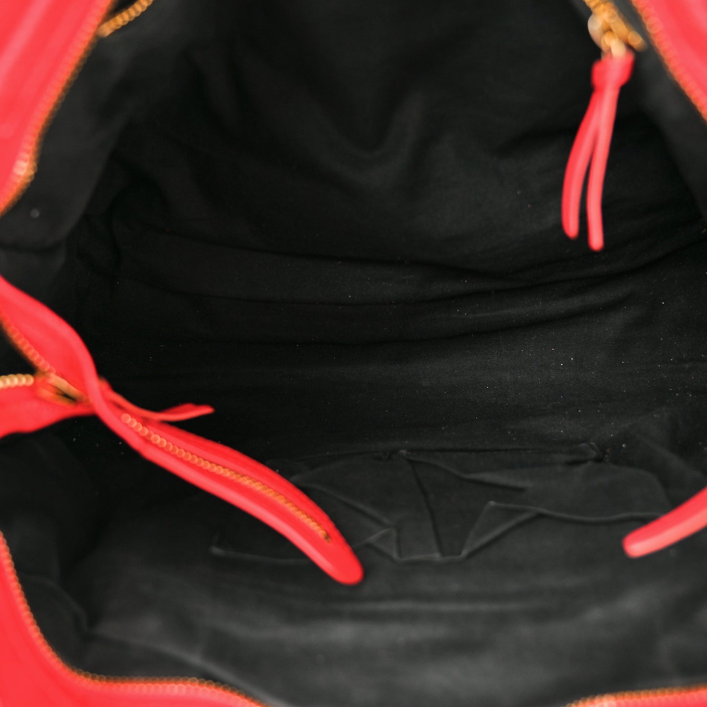 Chevre Gold Metallic Edge Hardware City Rouge Grenade