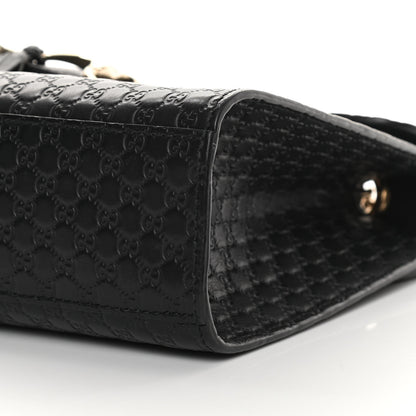 Gucci Microguccissima Medium Emily Chain Shoulder Bag Black 10 of 15