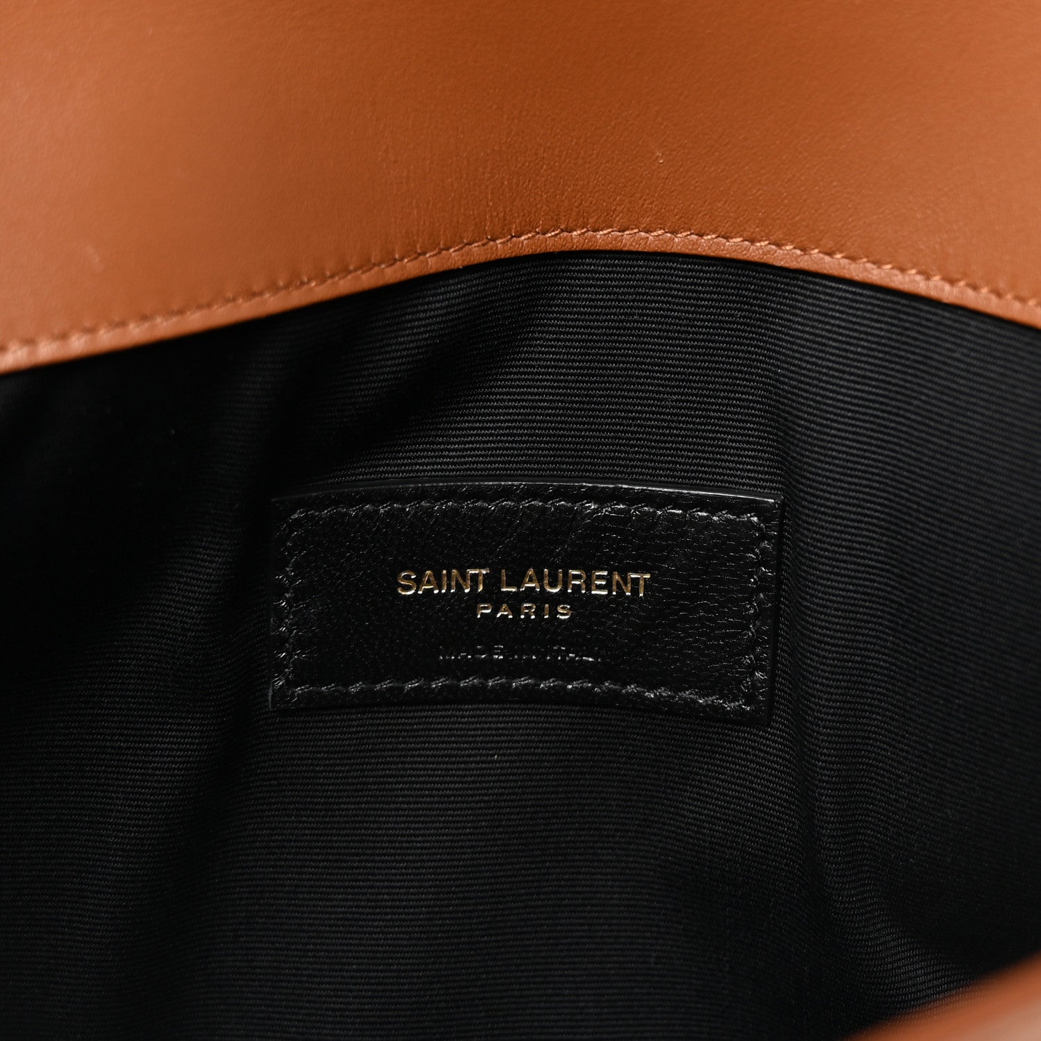 Saint Laurent Canvas Uptown Pouch Natural Beige Brick 6 of 6