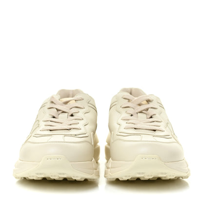 Gucci Calfskin Logo Womens Rhyton Sneakers 38.5 Ivory 2 of 8