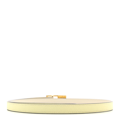 Hermes Epsom Swift 13mm Lucky 15 Belt 80 32 Nata Jaune Milton 2 of 6
