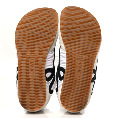 Loewe Nylon Suede Ballet Runners 2.0 Sneakers 37 White Black 7 of 11