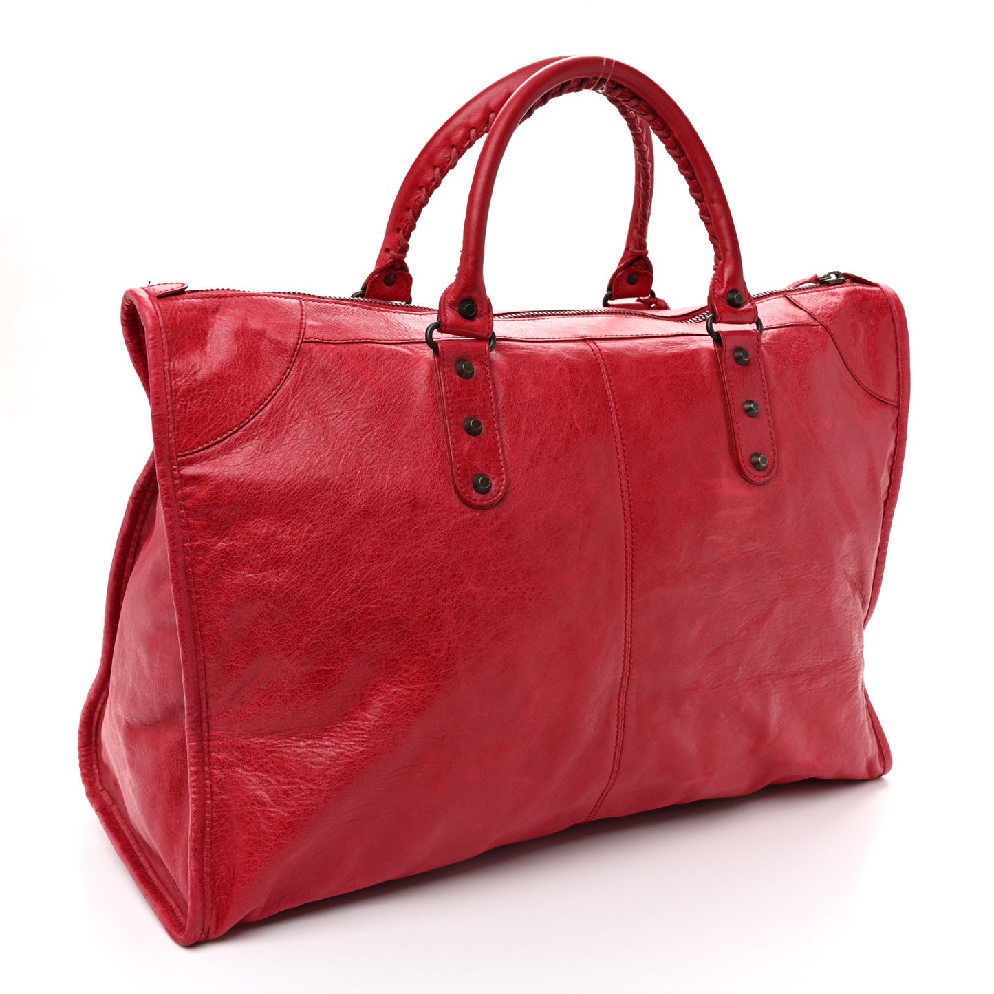 Agneau Classic Hardware Weekender Rouge Coquelicot