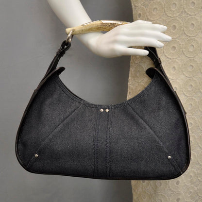 Saint Laurent Denim Mombasa Hobo 2 of 12