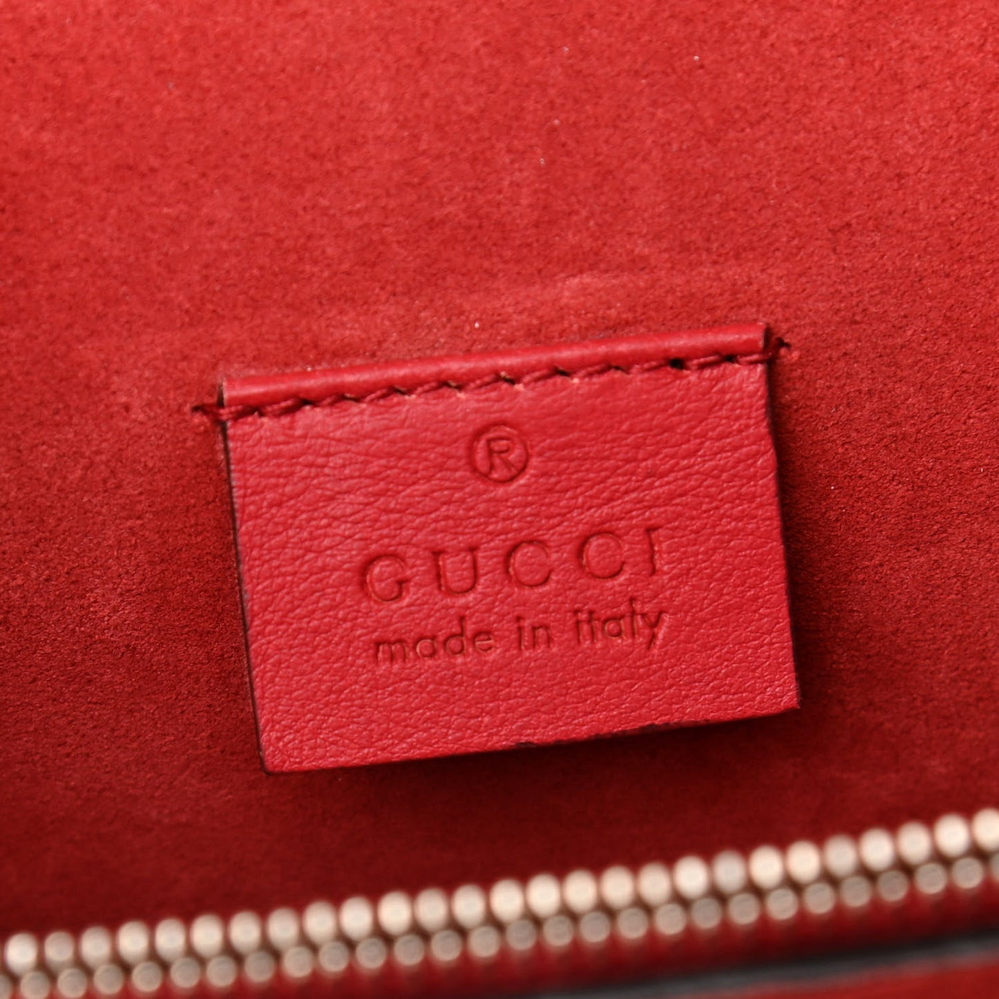 GG Supreme Monogram Small Dionysus Shoulder Bag Red