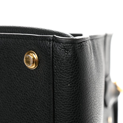 Louis Vuitton Taurillon City Steamer MM Black 12 of 13
