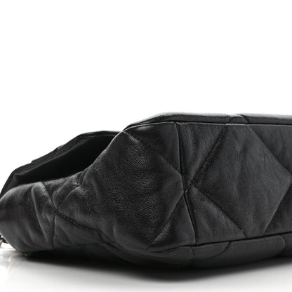 Chanel Lambskin Quilted Large Chanel 19 Flap Black 8 of 11