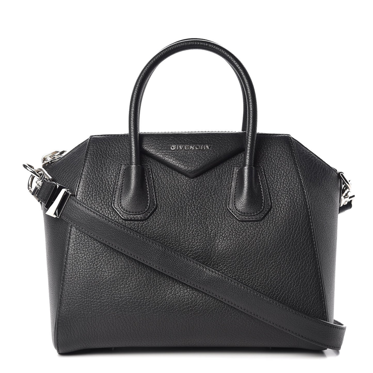Sugar Goatskin Small Antigona Black