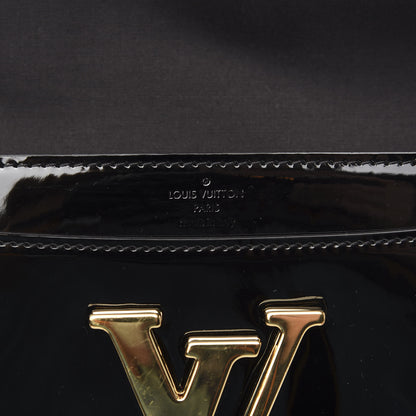 Louis Vuitton Patent Louise Clutch Black 10 of 11