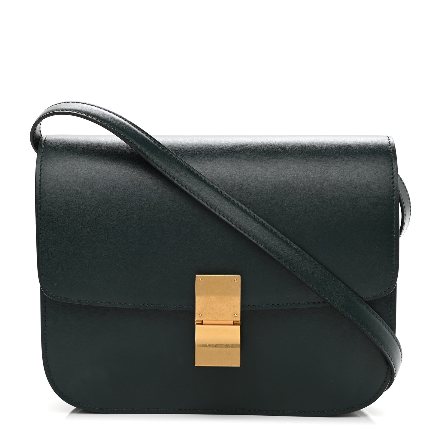 Box Calfskin Medium Classic Box Flap Bag Amazone