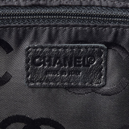 Chanel Calfskin Wild Stitch Top Handle Bag Black 6 of 16