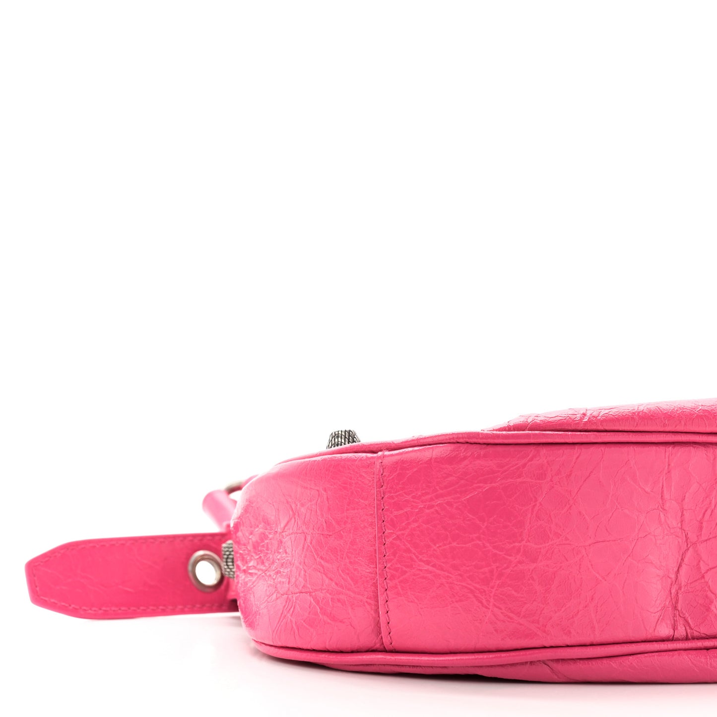 Agneau Arena Le Cagole Shoulder Bag XS Hot Pink